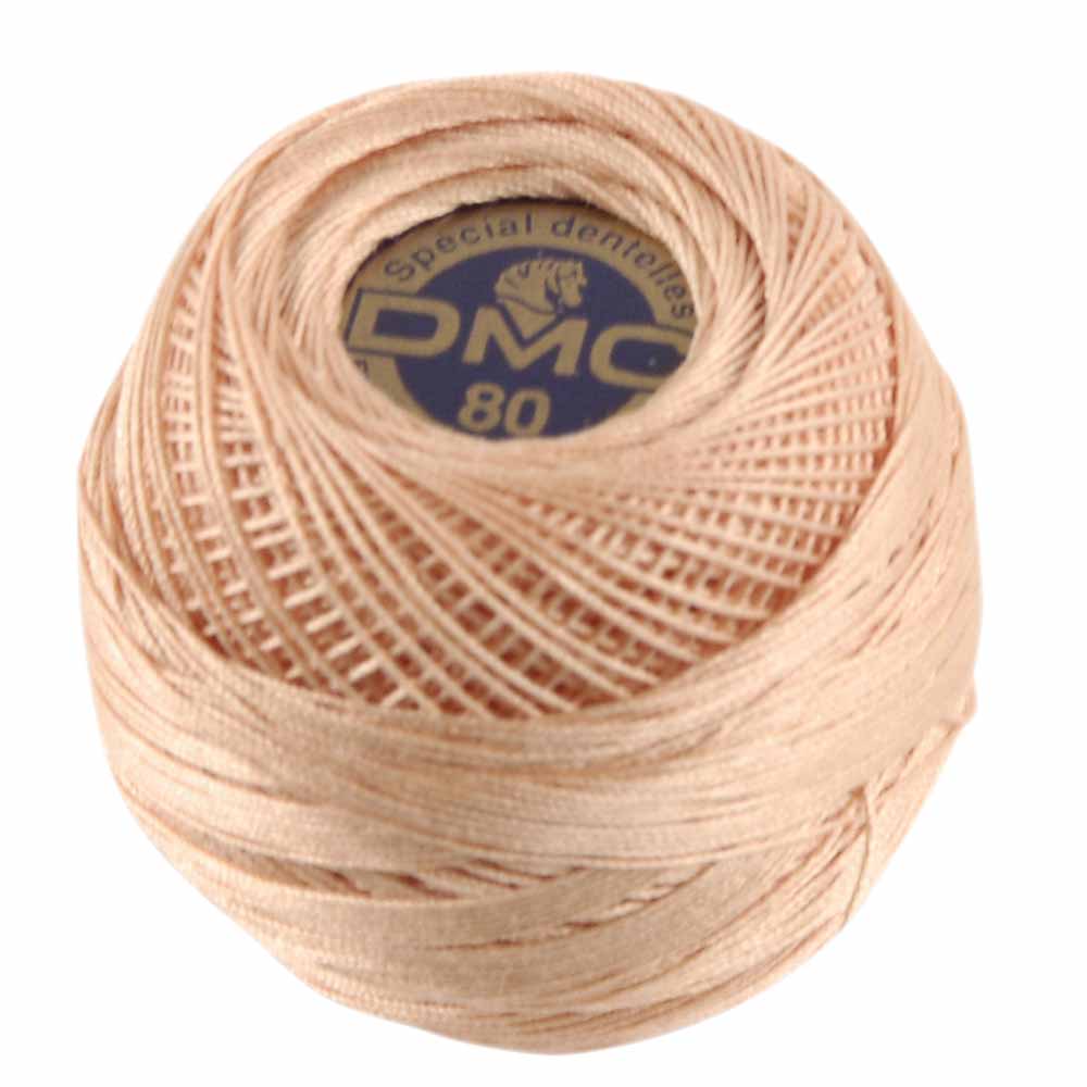 754 Light Peach – DMC #80 Brilliant Crochet Cotton