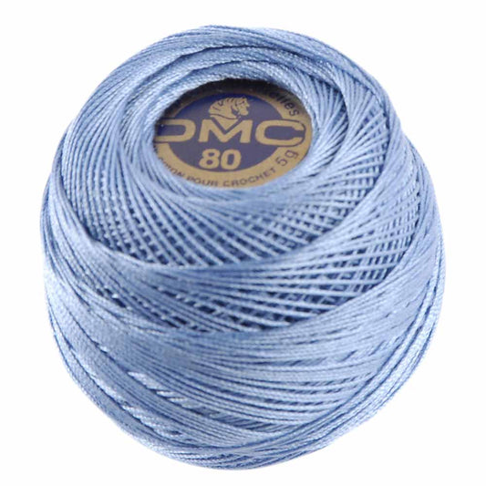 799 Medium Delft Blue – DMC #80 Brilliant Crochet Cotton