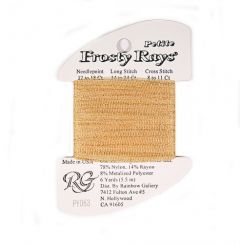 PY063 Md Tan Gloss - Rainbow Gallery Petite Frosty Rays embroidery fibre