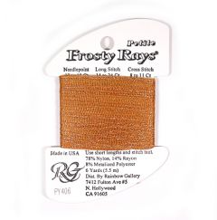 PY406 New Copper - Rainbow Gallery Petite Frosty Rays embroidery fibre
