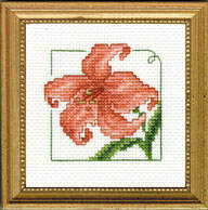 Carolyn's Garden - Day Lily counted cross stitch kit