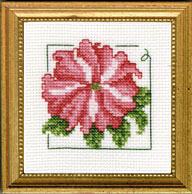Carolyn's Garden - Petunia counted cross stitch kit