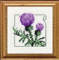 Carolyn's Garden - Thistle counted cross stitch kit