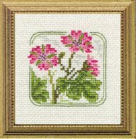 Carolyn's Meadow - Cranesbill counted cross stitch kit