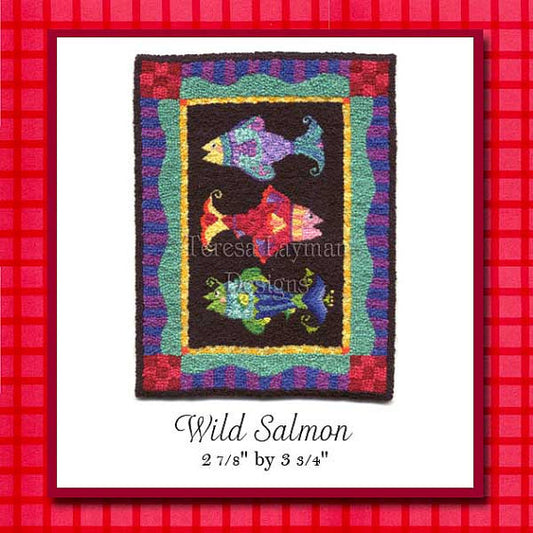 Wild Salmon knotwork pattern