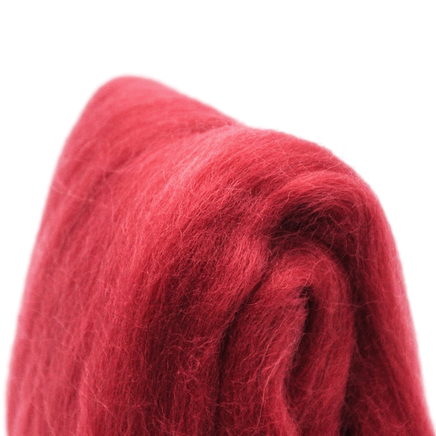 Wool Roving - Red