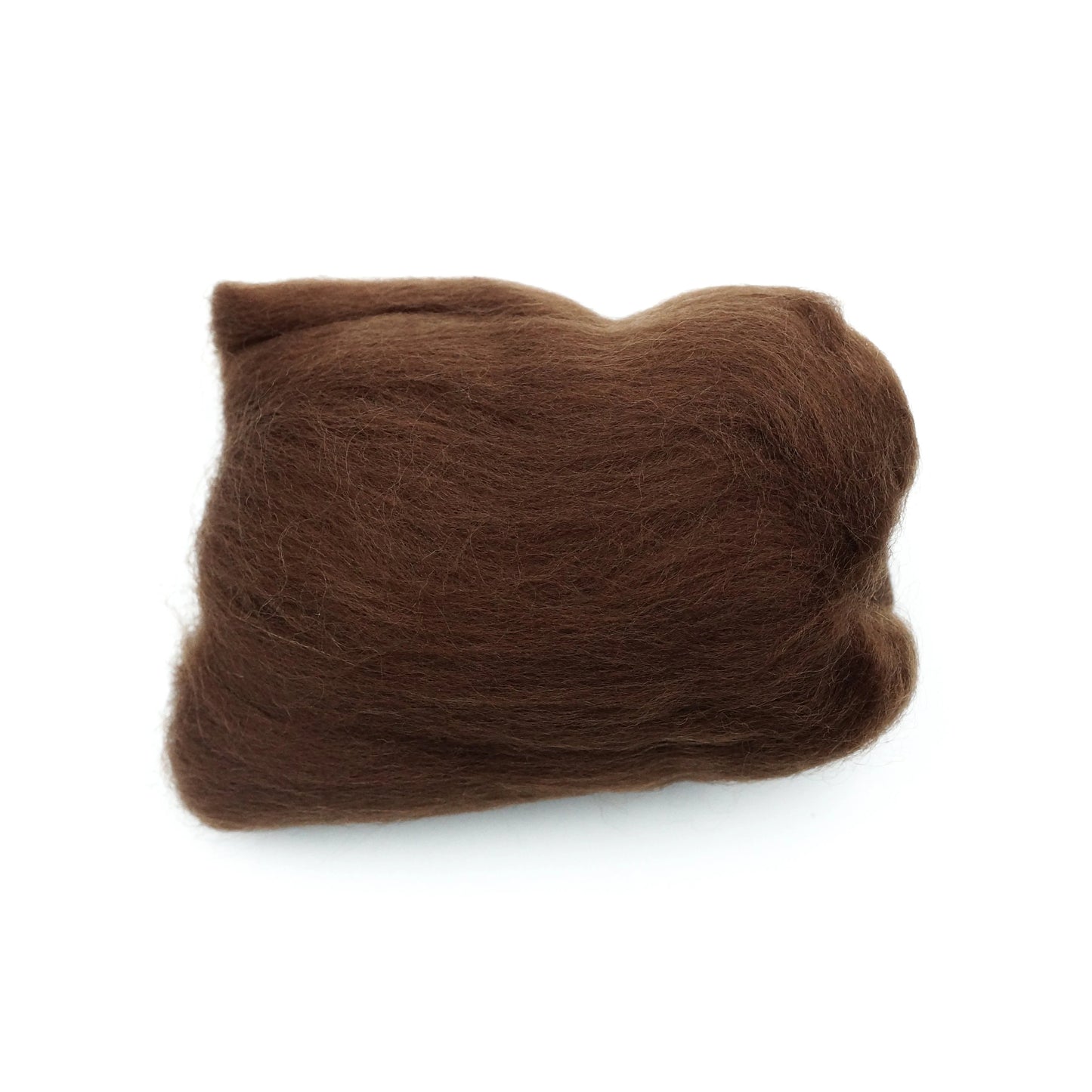 Wool Roving - Brown