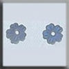 12212 Very Petite Flower - Matte Crystal AB (Aurora Borealis) Mill Hill Glass Treasure