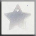 12291 Medium Star - Matte Crystal Mill Hill Glass Treasure