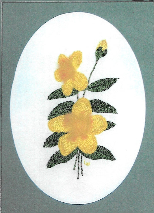 St. John's Wort Brazilian embroidery pattern