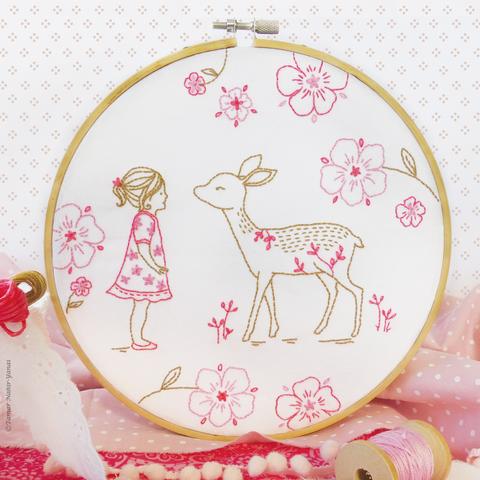 Bambi Girl Embroidery Kit