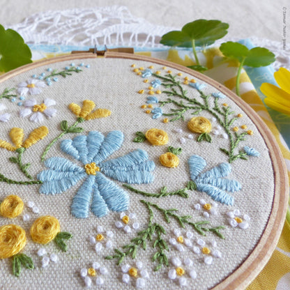 Blossoming Garden embroidery kit