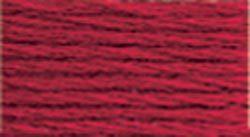 DMC Embroidery Floss - 498 Dark Red