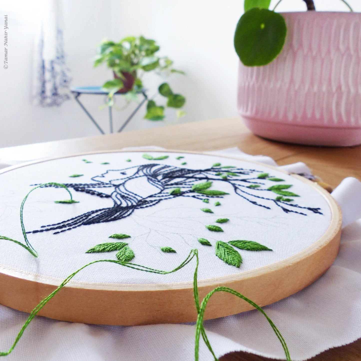 Forest Girl embroidery kit