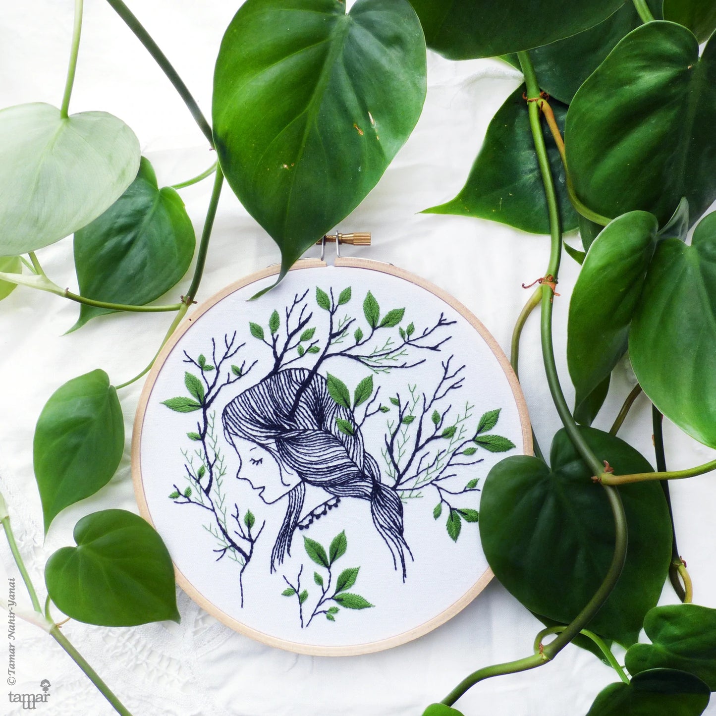 Forest Girl embroidery kit