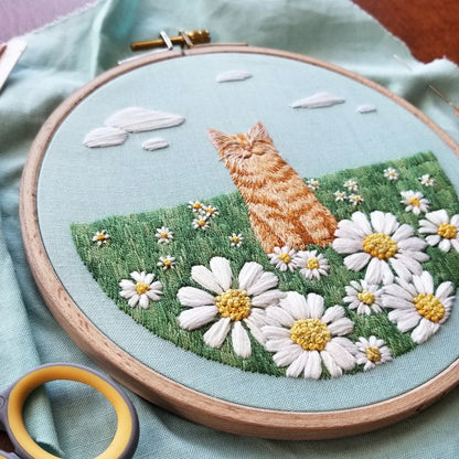 Happy Place embroidery kit