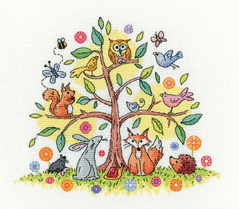 Tree of Life counted cross stitch chart