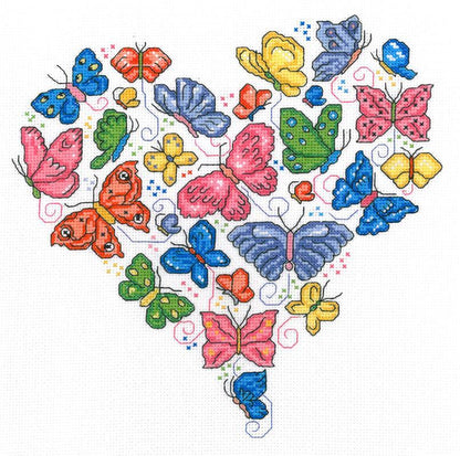 Once Upon a Butterfly counted cross stitch chart