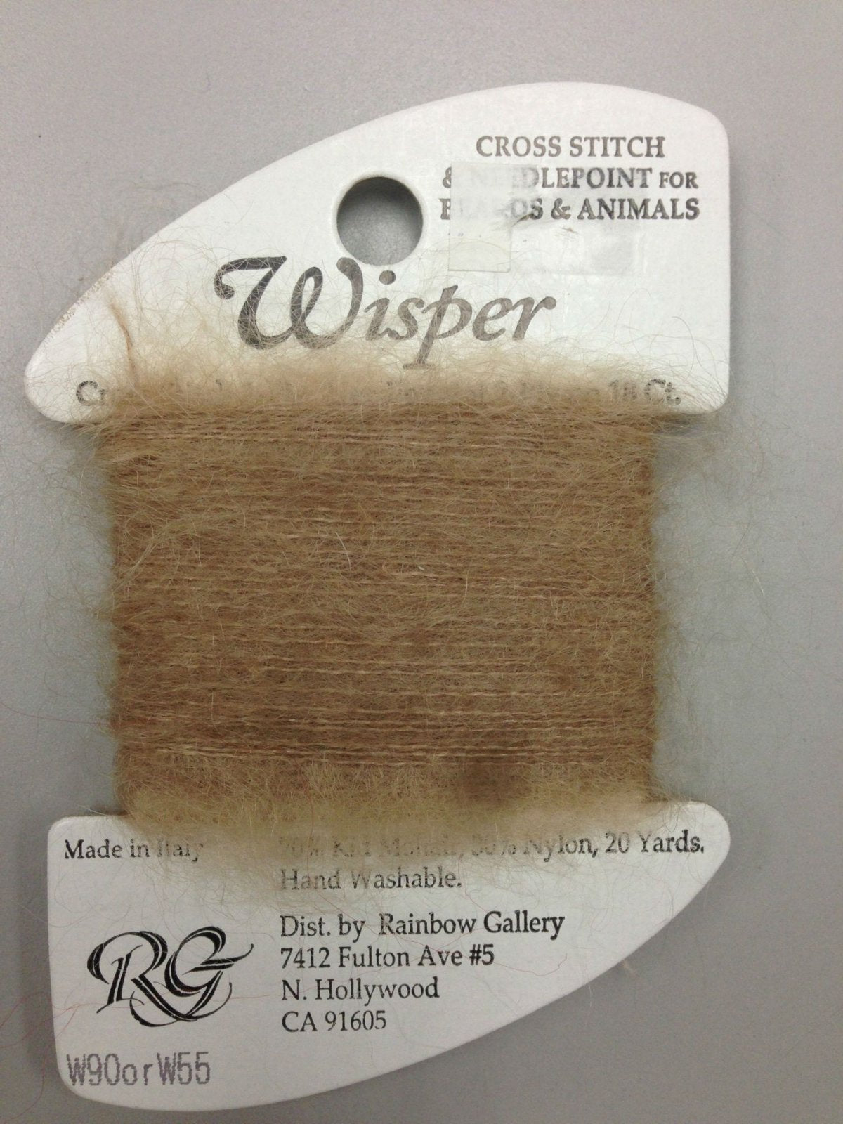 W90/55 Tan – Rainbow Gallery Wisper Wool