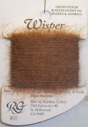 W68 Dark Tan – Rainbow Gallery Wisper Wool