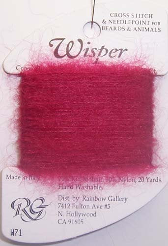 W71 Dark Red – Rainbow Gallery Wisper Wool