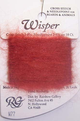 W77 Russet – Rainbow Gallery Wisper Wool