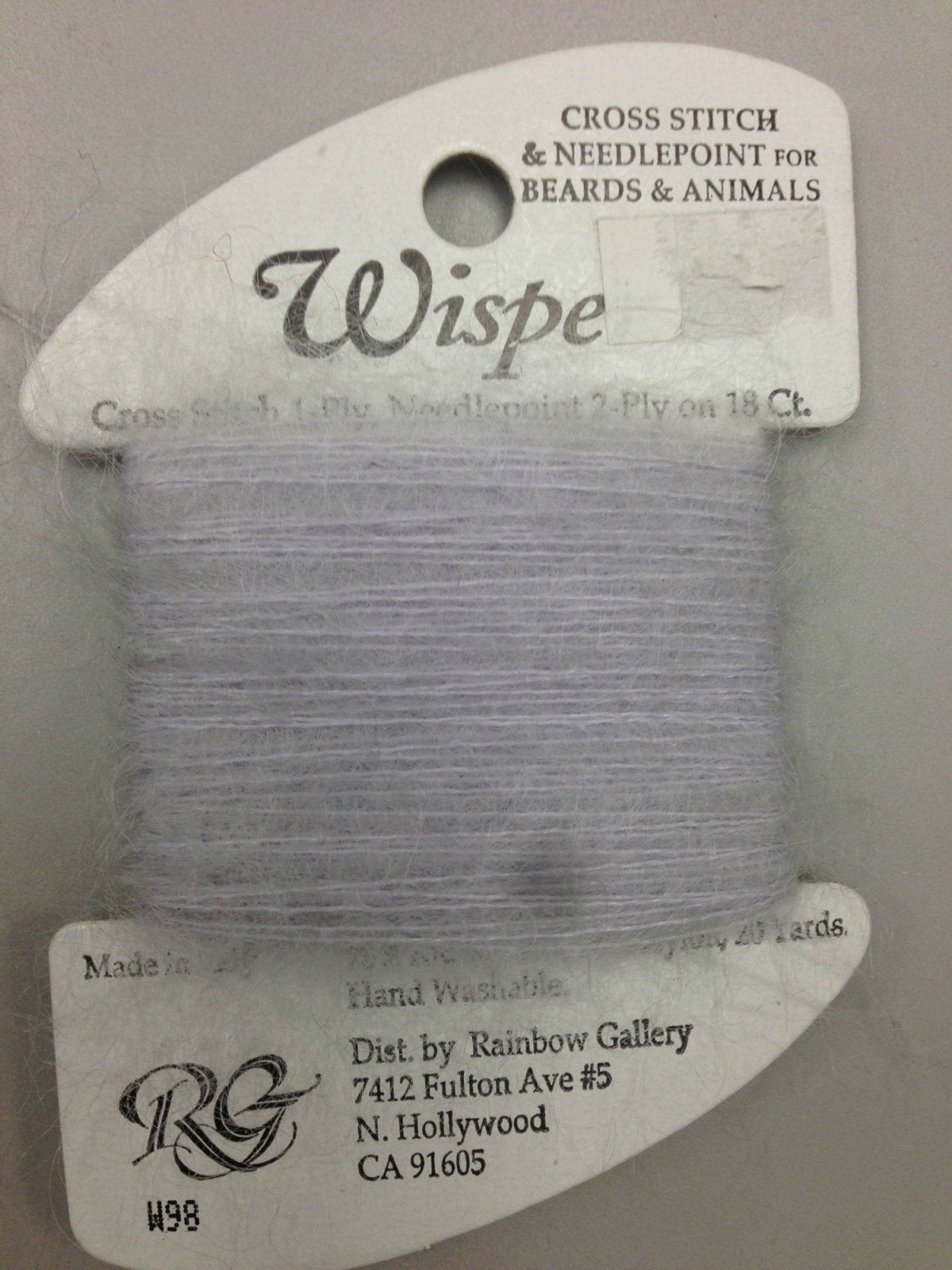 W98 Gray – Rainbow Gallery Wisper Wool